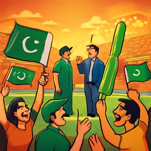 H555 اسٹیڈیم میں کرکٹ ٹاس لمحہ
